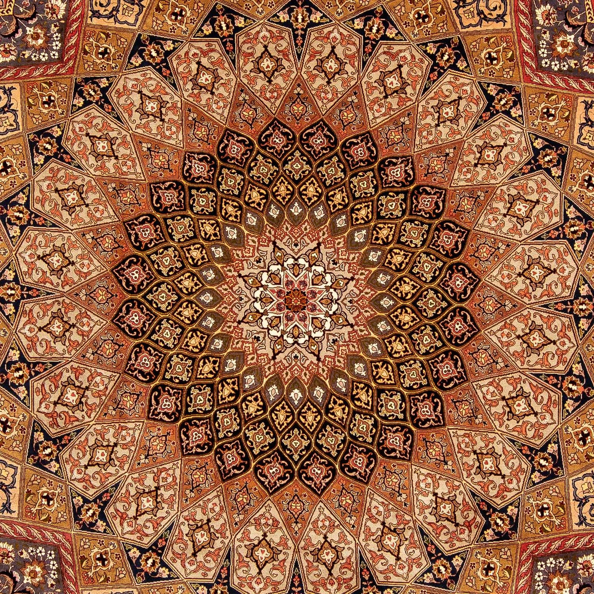 Perzisch tapijt - Tabriz - Royal - 352 x 255 cm - veelkleurig