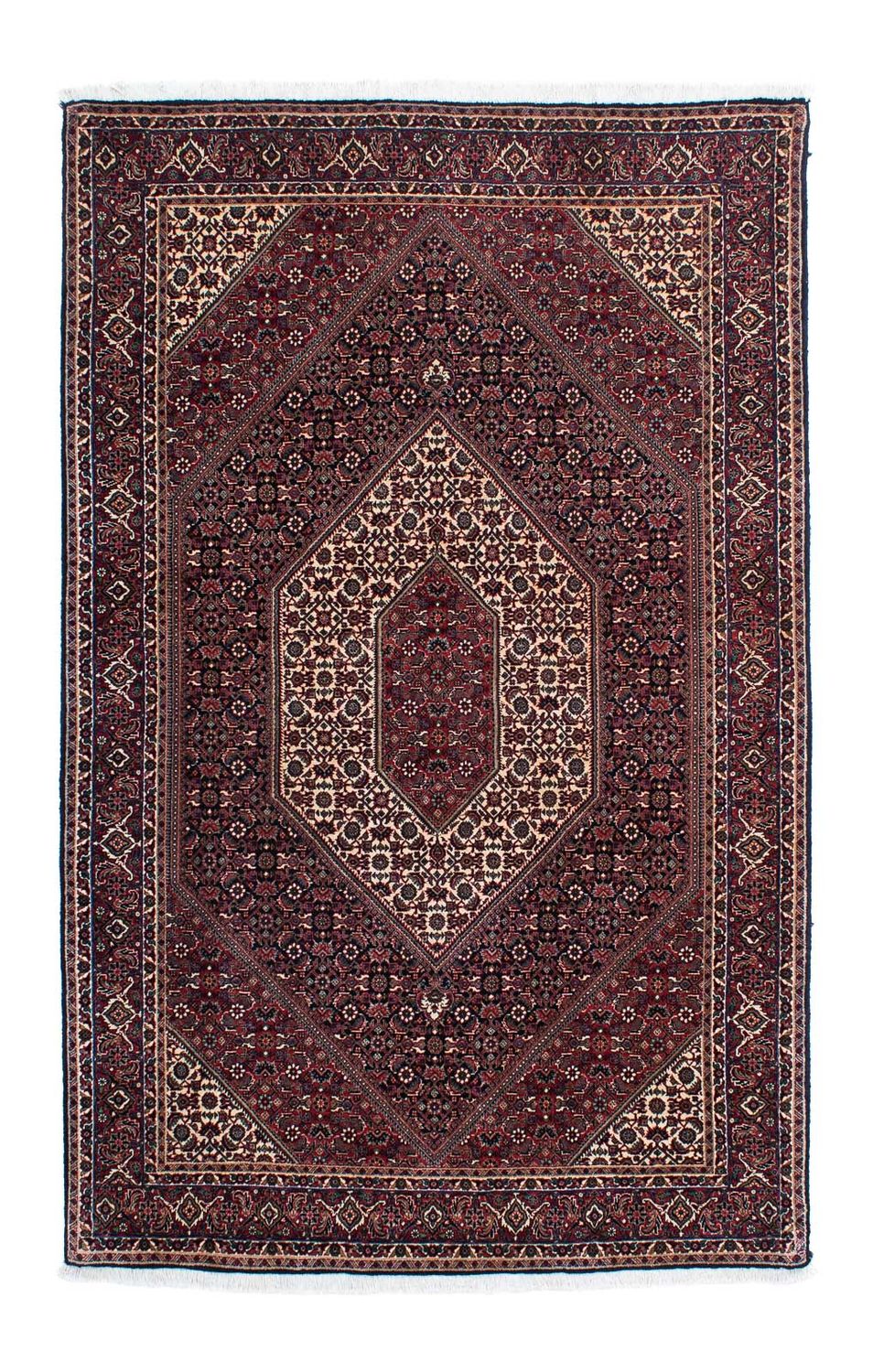 Perzisch tapijt - Bijar - 210 x 134 cm - donkerblauw