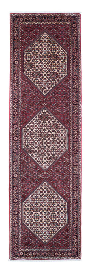 Loper Perzisch tapijt - Bijar - 300 x 83 cm - rood