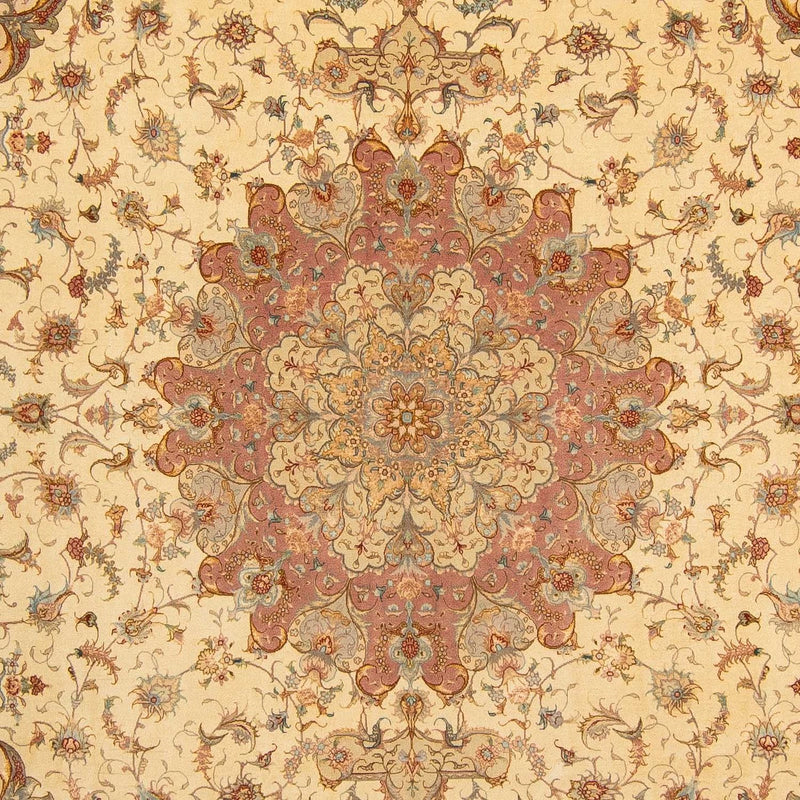 Perzisch tapijt - Tabriz - Royal - 404 x 300 cm - bruin