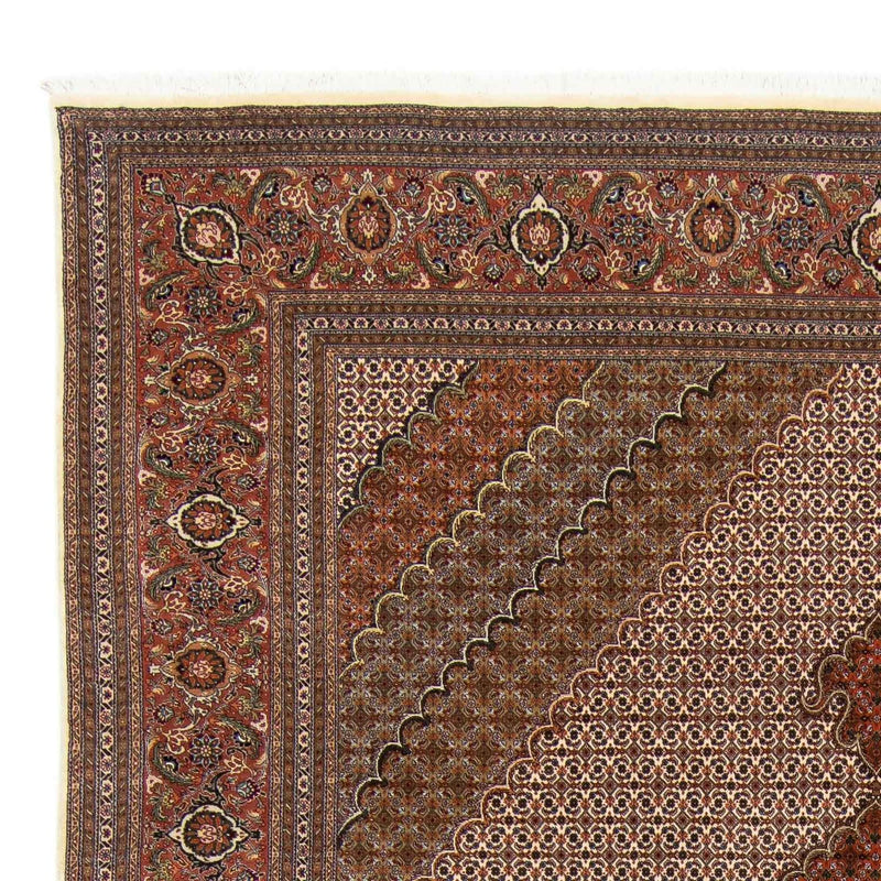 Perzisch tapijt - Tabriz - Royal - 349 x 250 cm - bruin