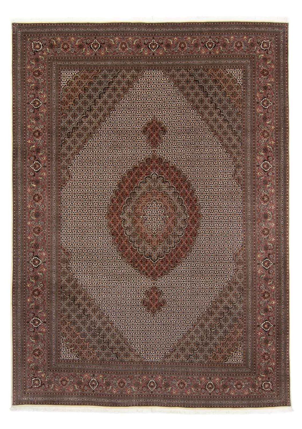 Perzisch tapijt - Tabriz - 350 x 250 cm - donkerbruin