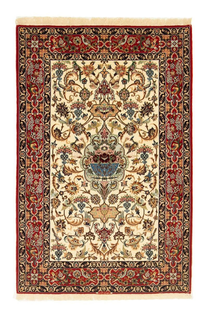 Perzisch tapijt - Isfahan - Premium - 168 x 110 cm - beige
