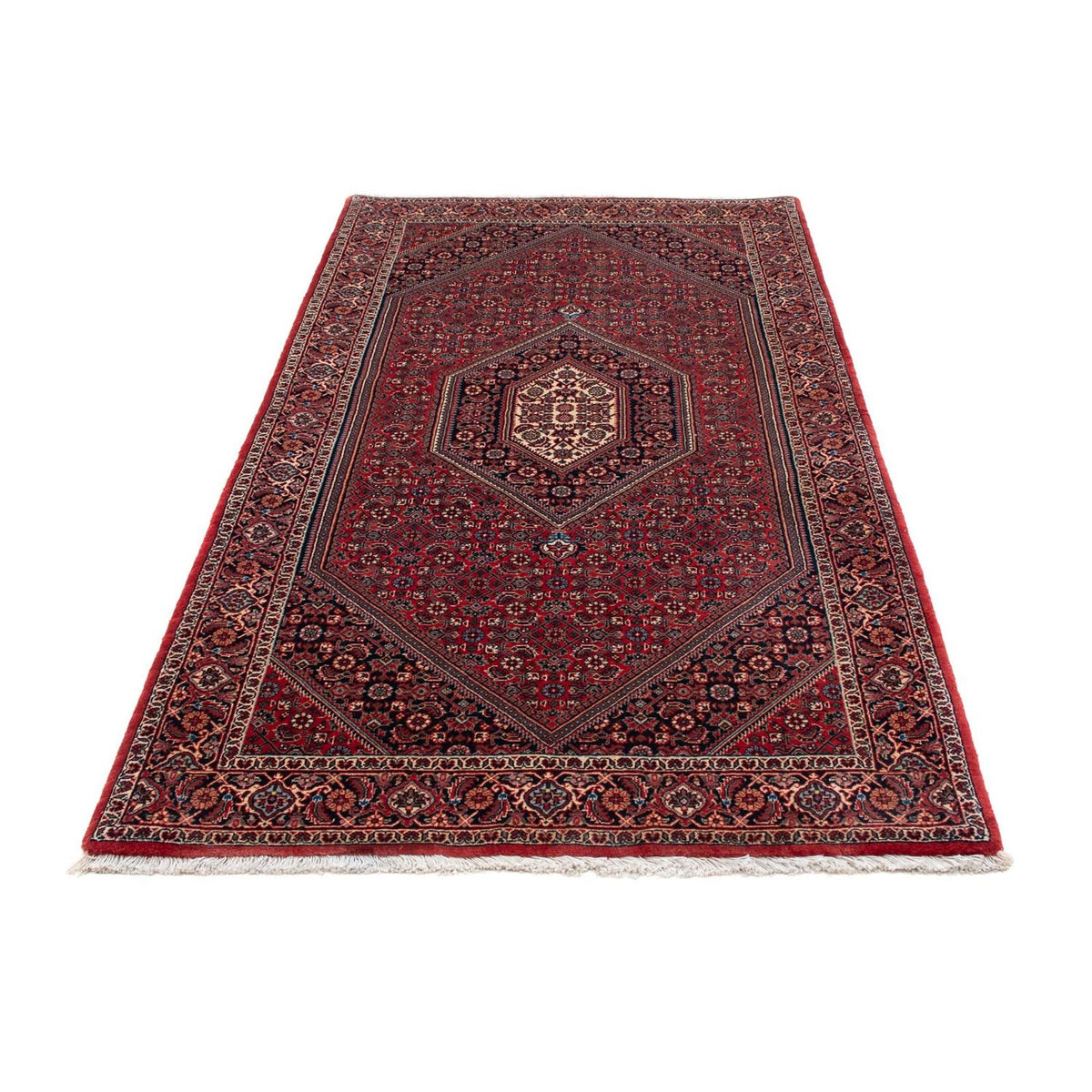 Perzisch tapijt - Bijar - 206 x 126 cm - donkerrood