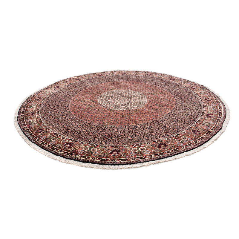 Perzisch tapijt - Bijar rond  - 260 x 260 cm - donkerrood