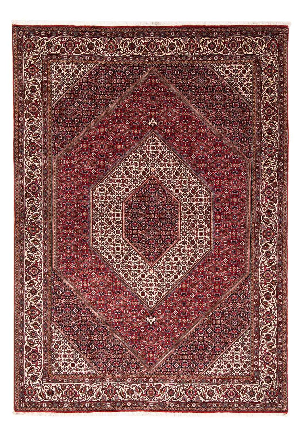 Perzisch tapijt - Bijar - 246 x 171 cm - donkerrood