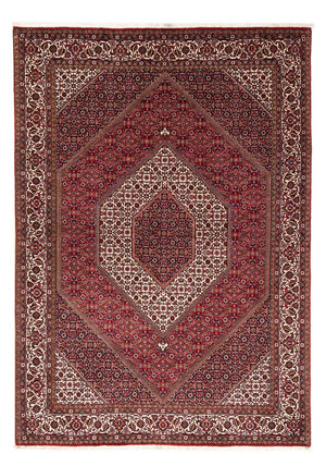Perzisch tapijt - Bijar - 246 x 171 cm - donkerrood
