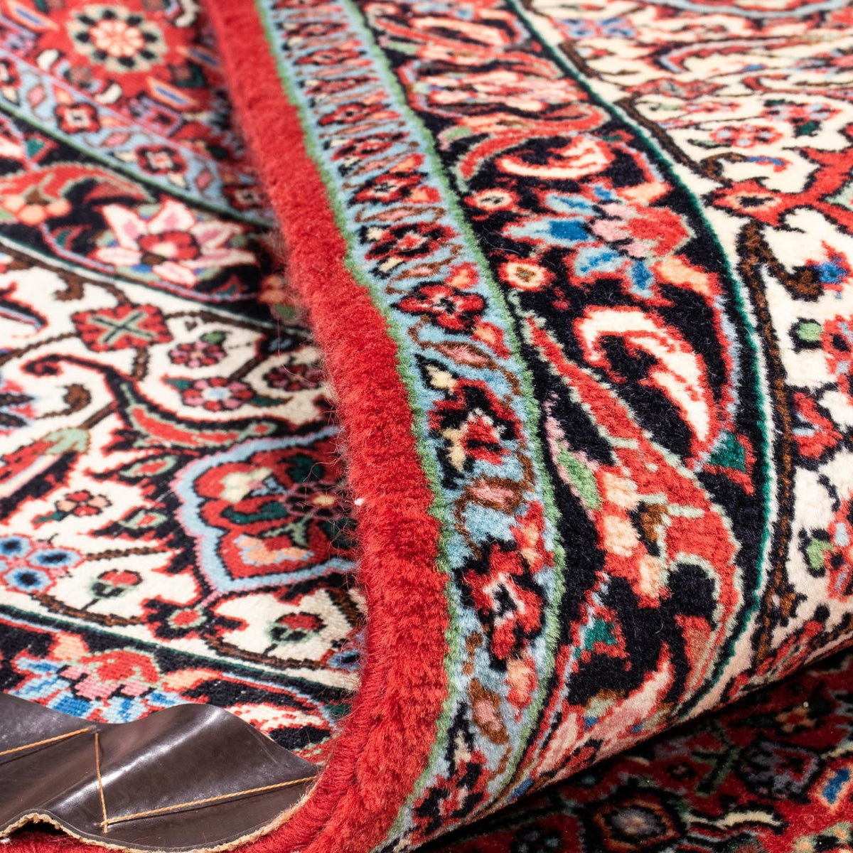 Perzisch tapijt - Bijar - 297 x 249 cm - licht rood