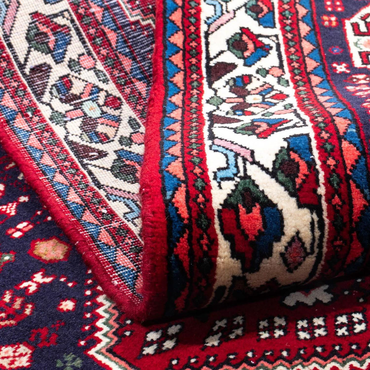 Perzisch Tapijt - Nomadisch - 150 x 103 cm - donkerrood