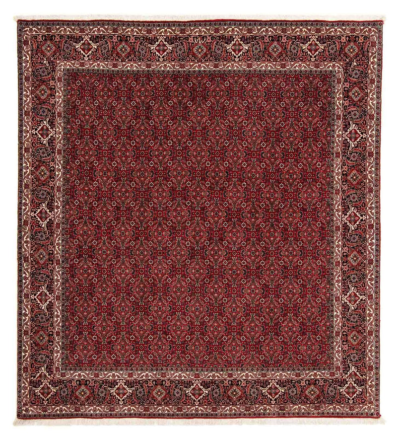Perzisch tapijt - Bijar vierkant  - 212 x 206 cm - donkerrood