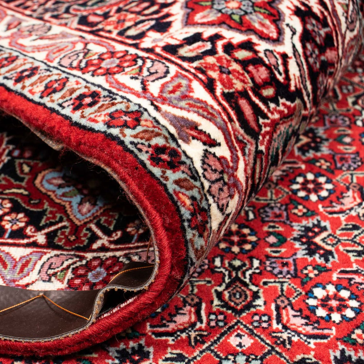 Perzisch tapijt - Bijar vierkant  - 212 x 206 cm - donkerrood