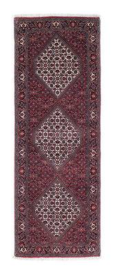 Loper Perzisch tapijt - Bijar - 205 x 74 cm - donkerrood
