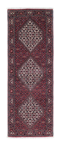 Loper Perzisch tapijt - Bijar - 205 x 74 cm - donkerrood