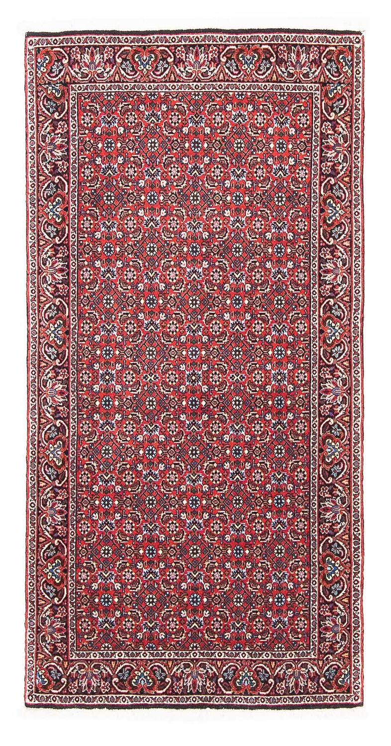 Perzisch tapijt - Bijar - 139 x 70 cm - rood