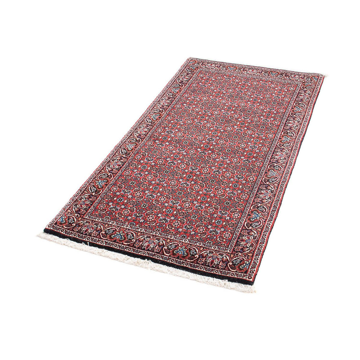 Perzisch tapijt - Bijar - 139 x 70 cm - rood