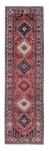 Loper Perzisch tapijt - Bijar - 289 x 79 cm - rood