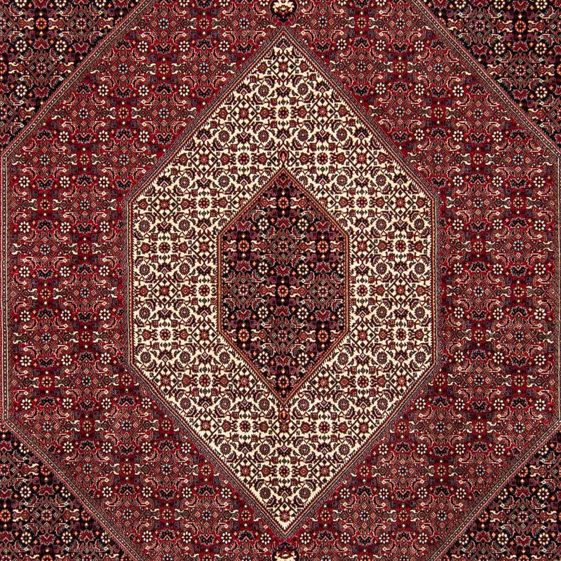 Perzisch tapijt - Bijar vierkant  - 250 x 250 cm - donkerrood