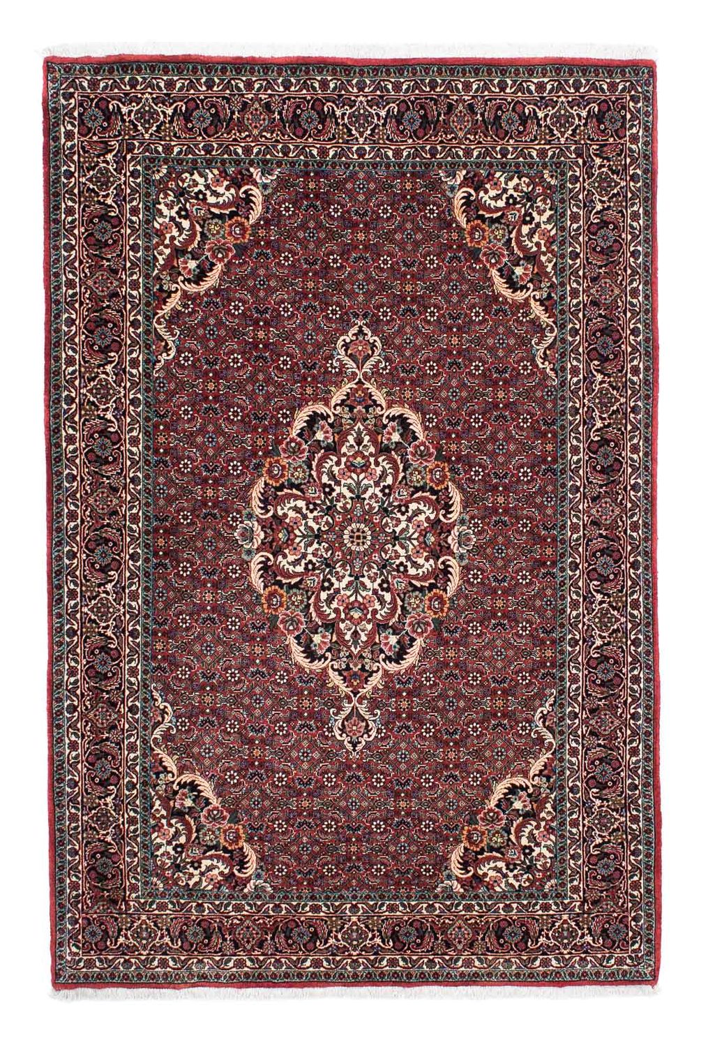 Perzisch tapijt - Bijar - 202 x 132 cm - licht rood