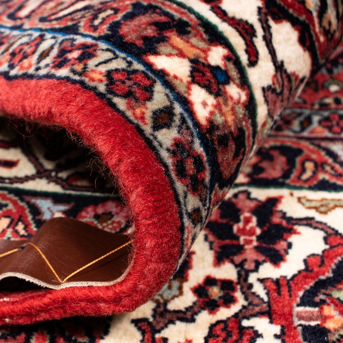 Perzisch tapijt - Bijar vierkant  - 212 x 205 cm - donkerrood