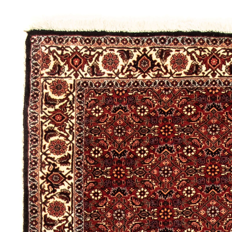 Loper Perzisch tapijt - Bijar - 304 x 86 cm - donkerrood