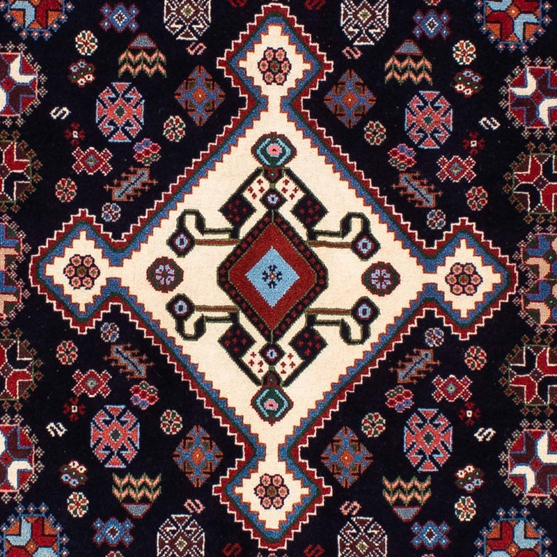 Gabbeh Tapijt - Kashkuli Perzisch - 212 x 143 cm - donkerblauw