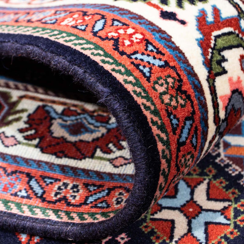 Gabbeh Tapijt - Kashkuli Perzisch - 212 x 143 cm - donkerblauw