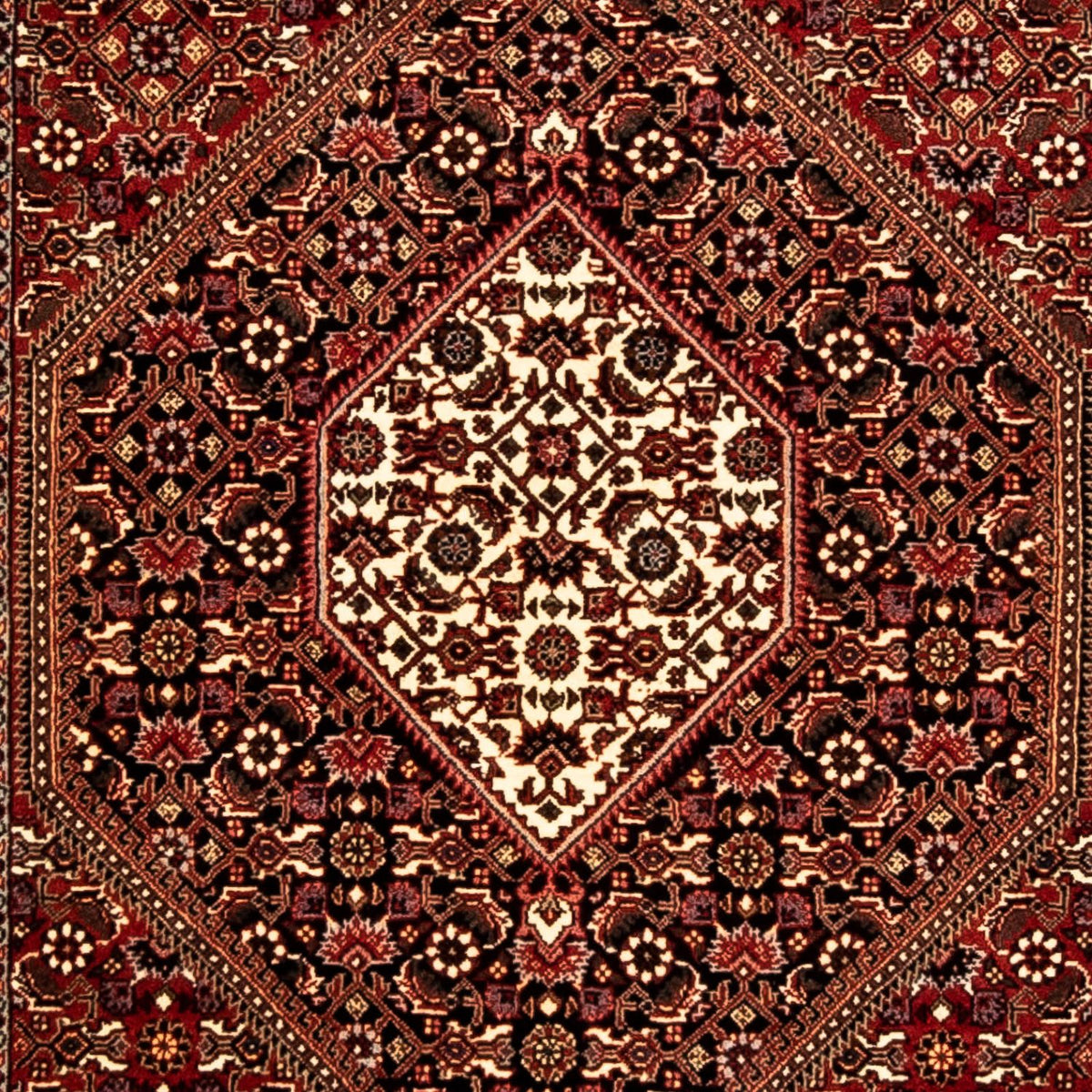 Loper Perzisch tapijt - Bijar - 293 x 84 cm - veelkleurig