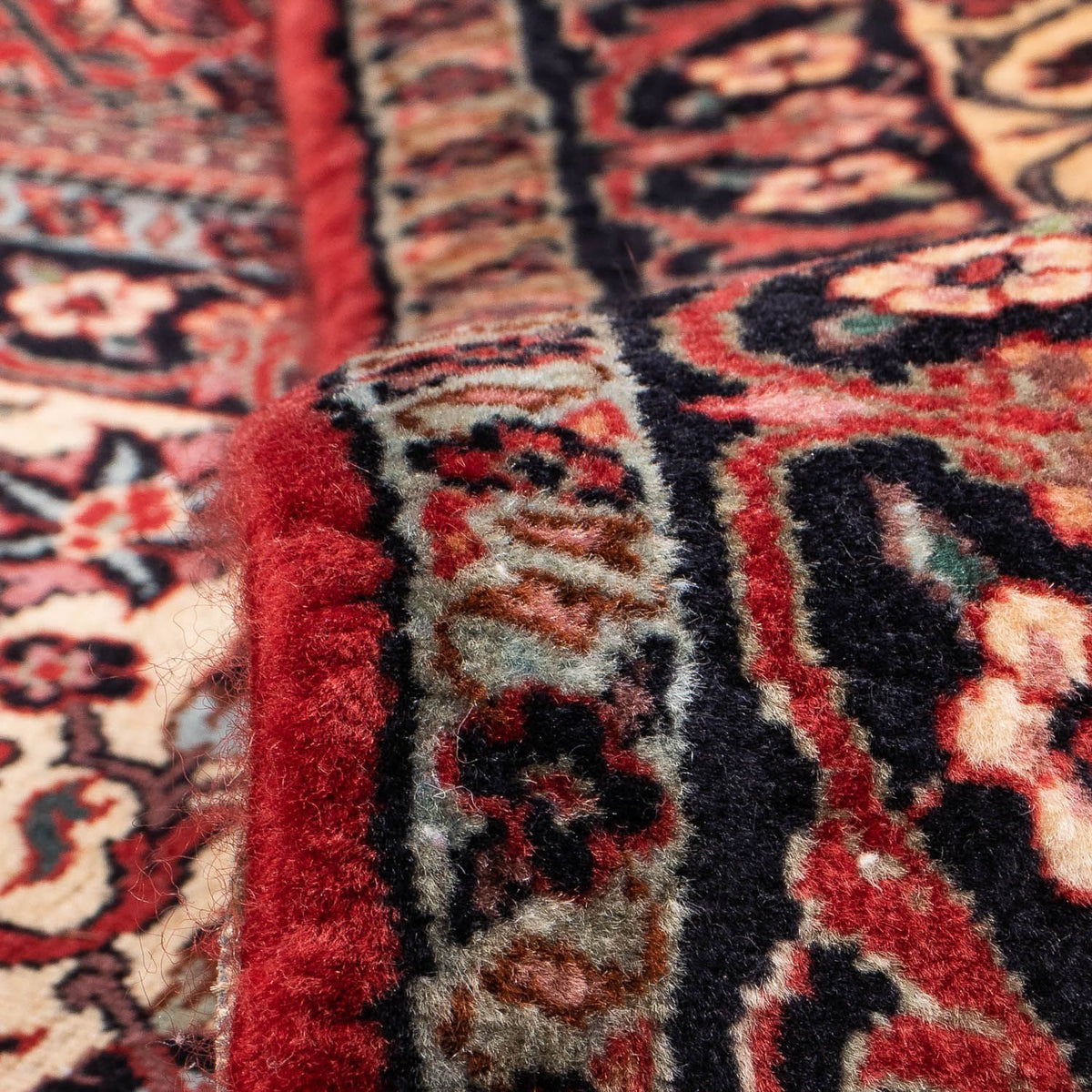 Perzisch tapijt - Bijar - 304 x 251 cm - donkerrood