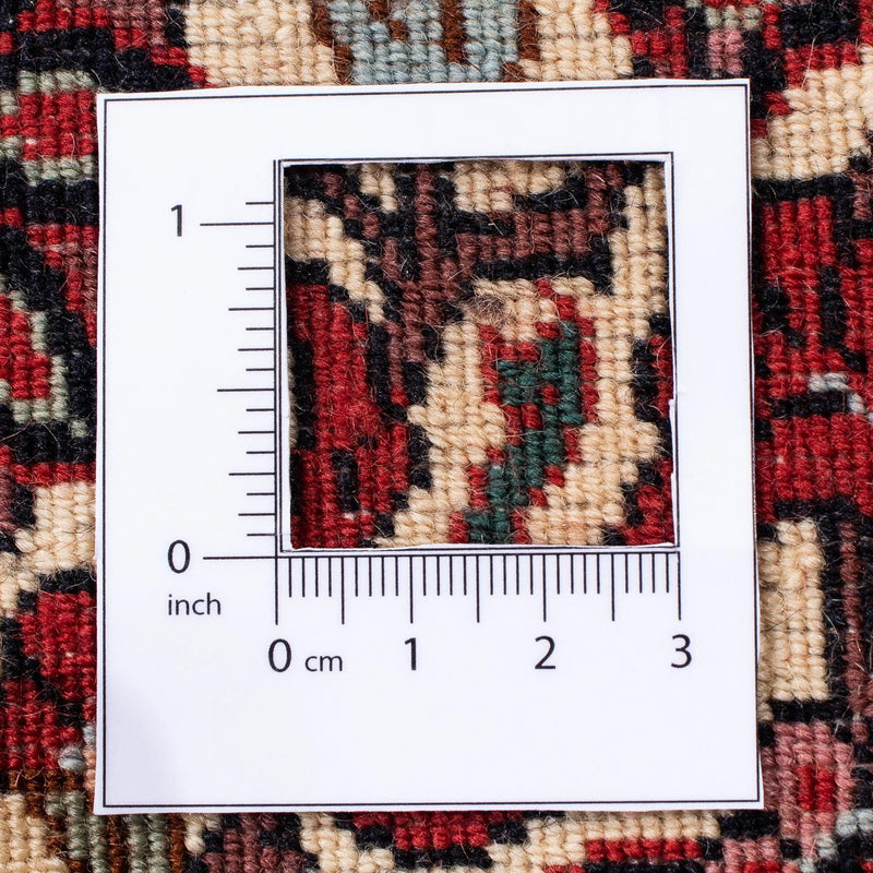 Perzisch tapijt - Bijar - 304 x 251 cm - donkerrood