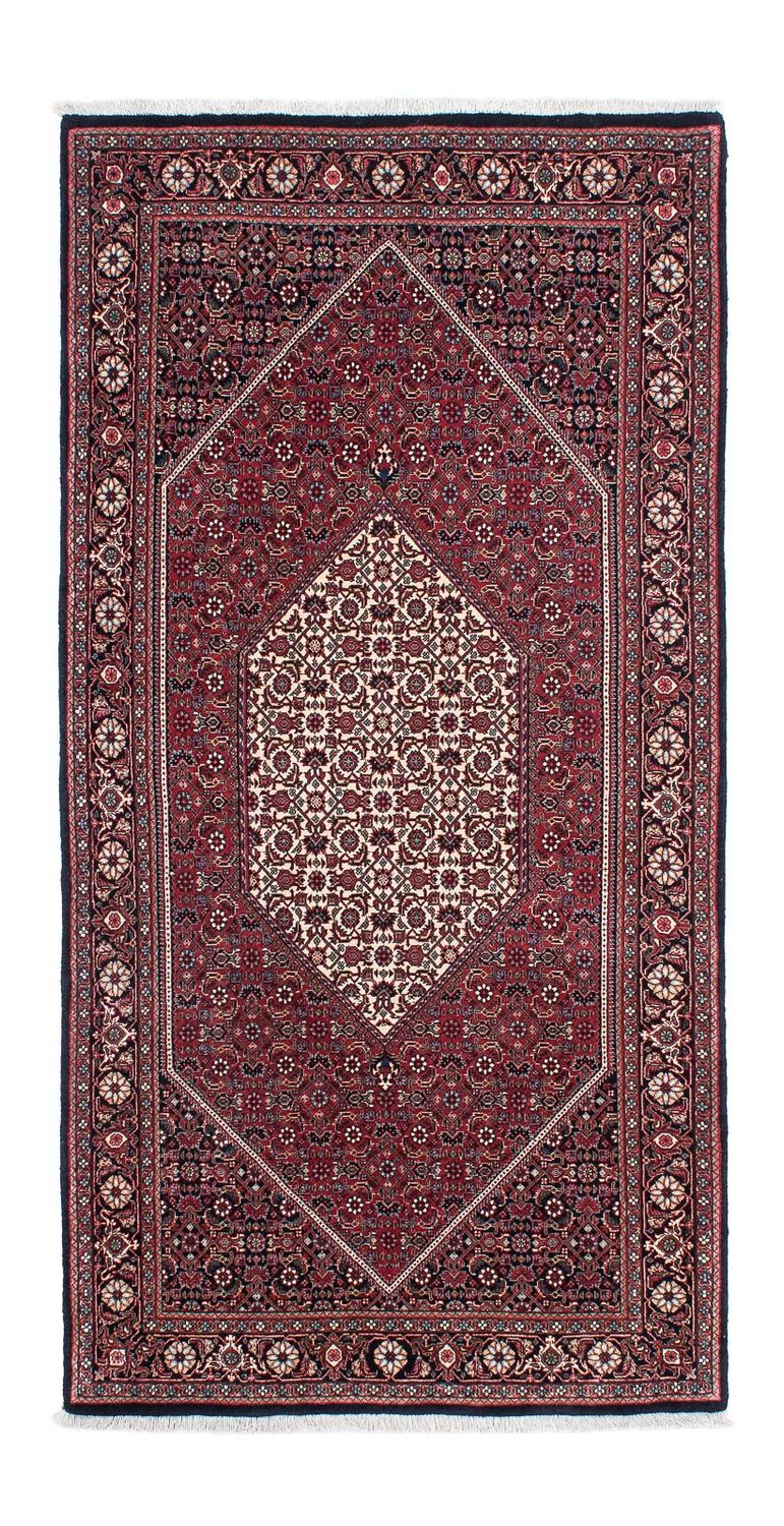 Loper Perzisch tapijt - Bijar - 204 x 103 cm - donkerblauw