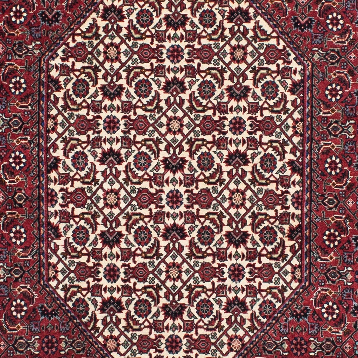 Loper Perzisch tapijt - Bijar - 204 x 103 cm - donkerblauw