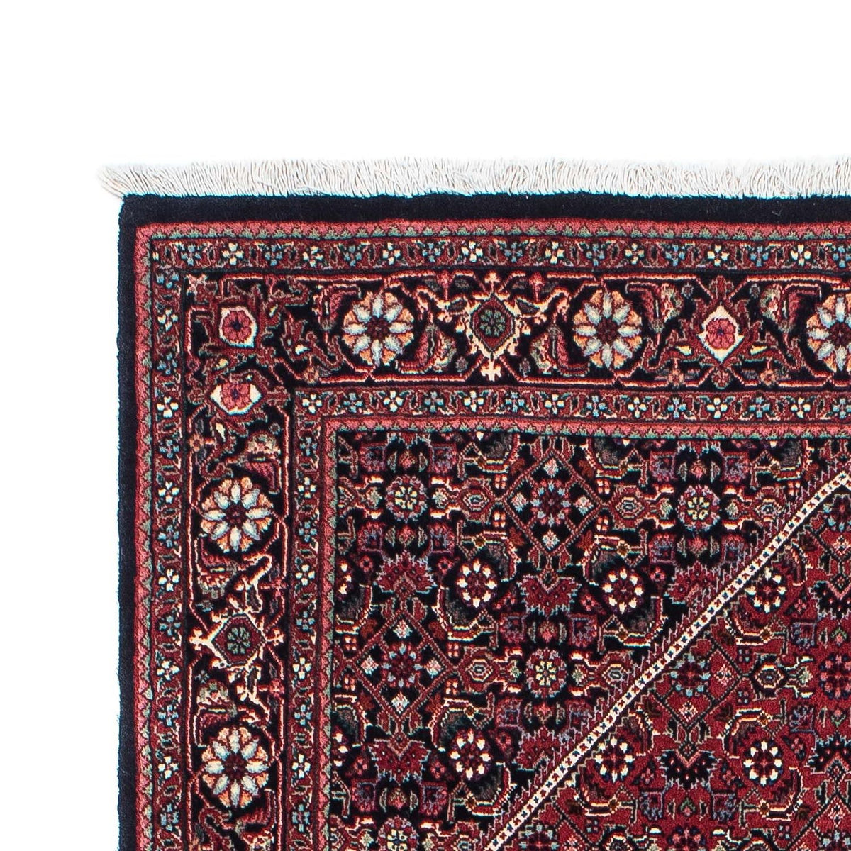 Loper Perzisch tapijt - Bijar - 204 x 103 cm - donkerblauw