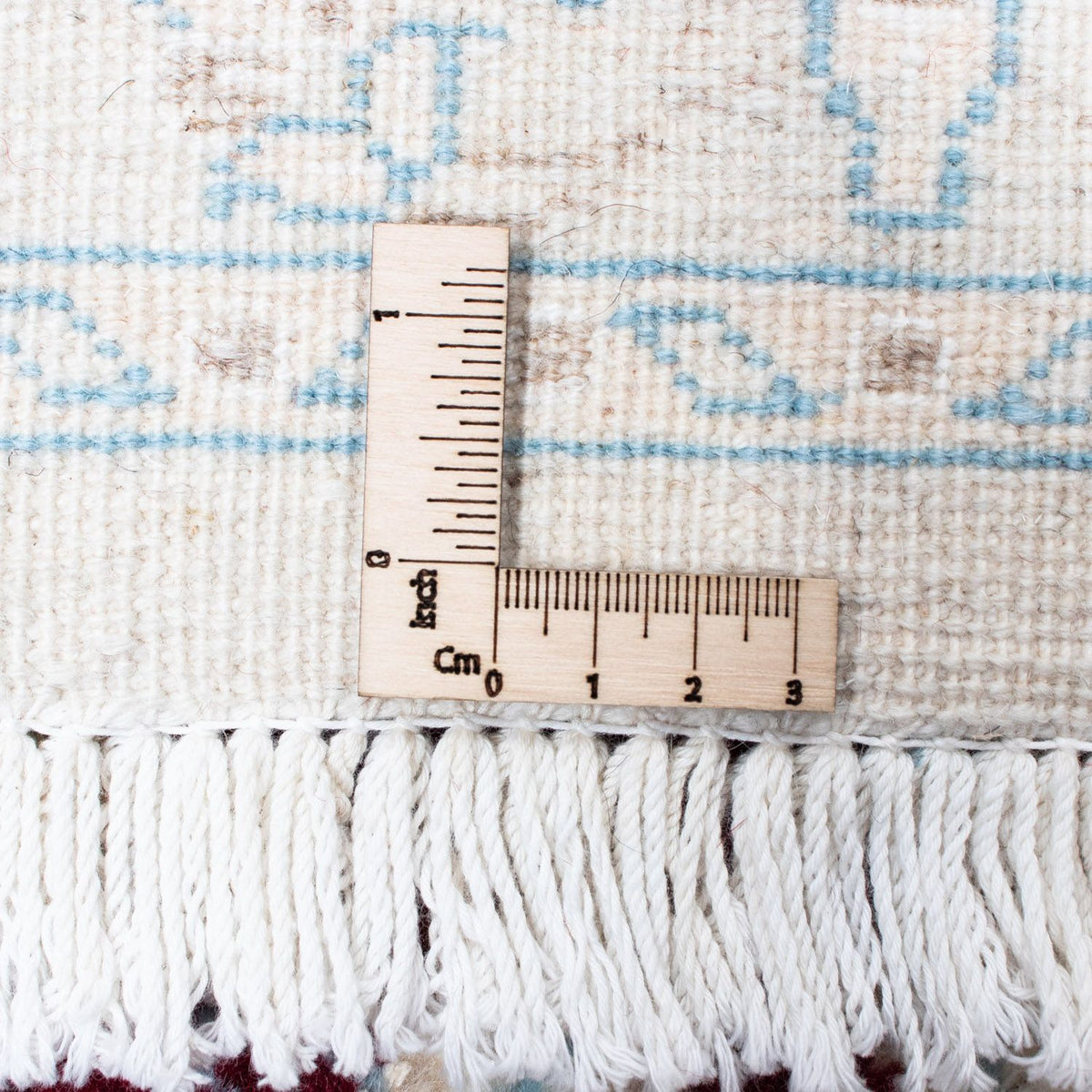 Loper Perzisch tapijt - Nain - 398 x 84 cm - donkerrood