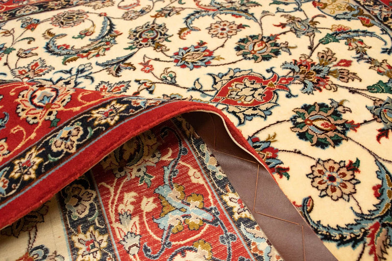 Perzisch tapijt - Isfahan - Premium - 164 x 116 cm - beige