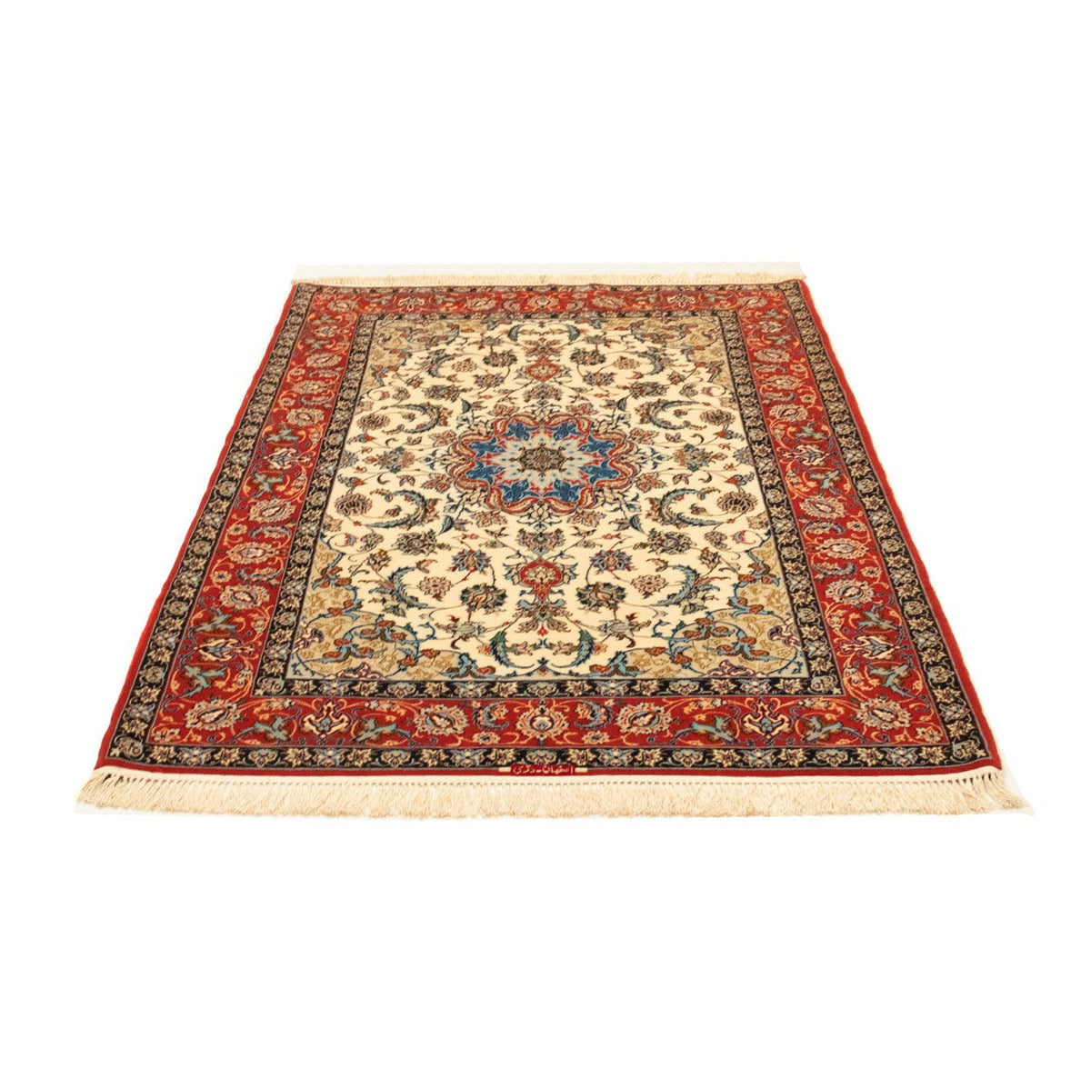 Perzisch tapijt - Isfahan - Premium - 164 x 116 cm - beige