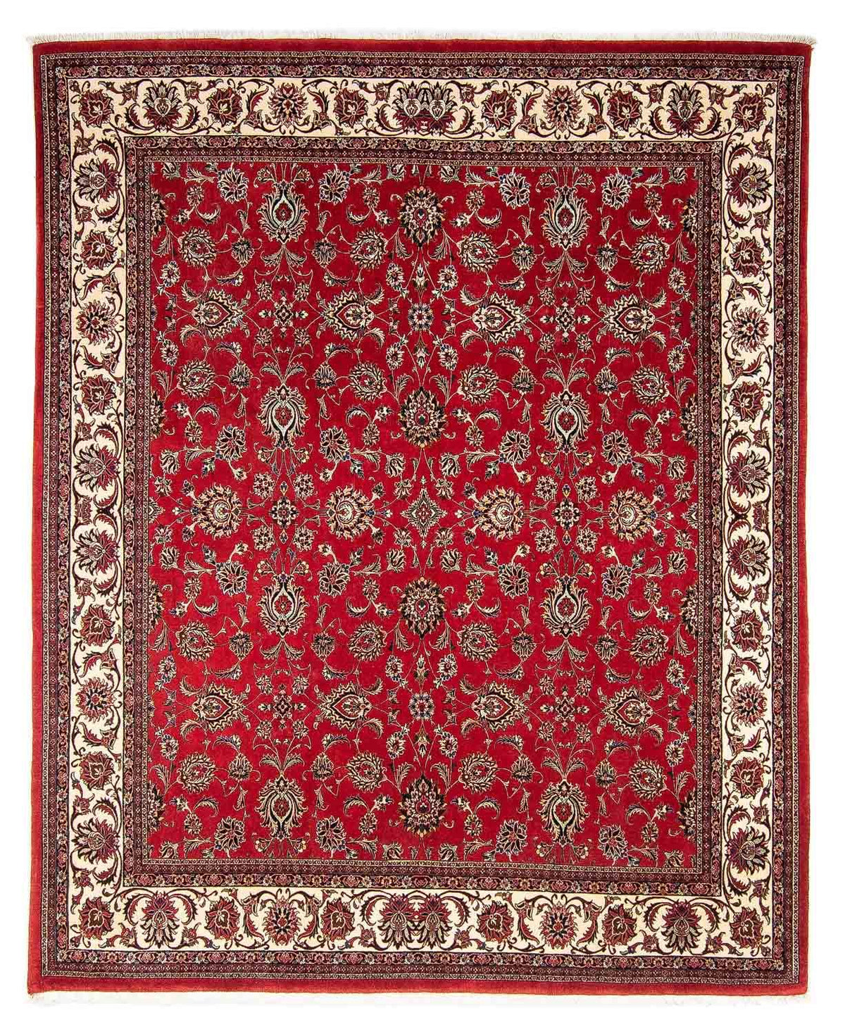 Perzisch tapijt - Bijar - 284 x 241 cm - donkerrood