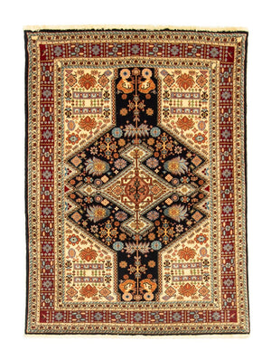 Perzisch Tapijt - Nomadisch - 138 x 102 cm - zwart