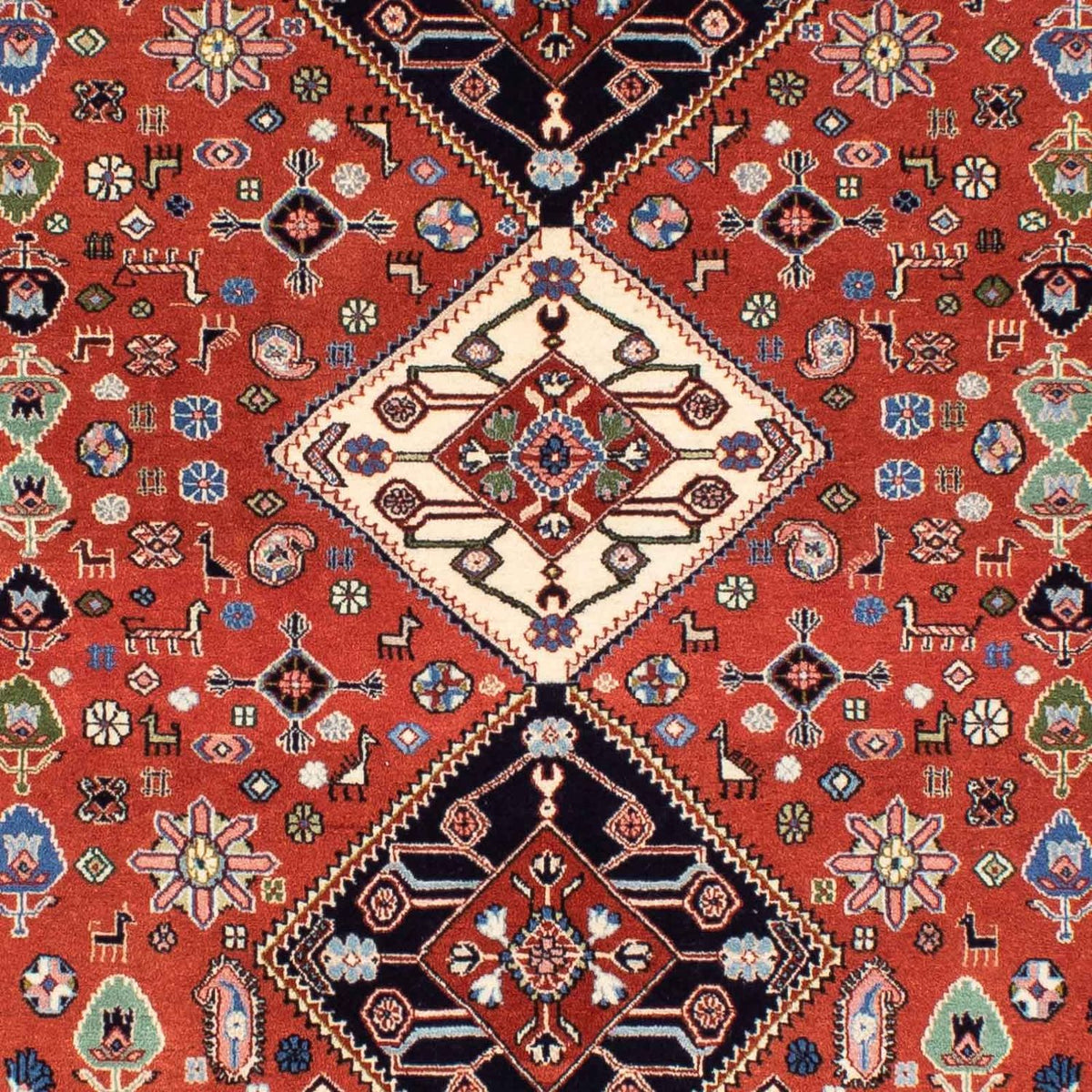 Gabbeh Tapijt - Kashkuli Perzisch - 194 x 156 cm - bruin