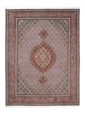 Perzisch tapijt - Tabriz - Royal - 208 x 153 cm - lichtbruin