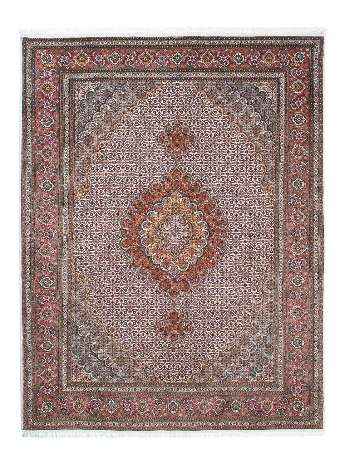 Perzisch tapijt - Tabriz - Royal - 208 x 153 cm - lichtbruin