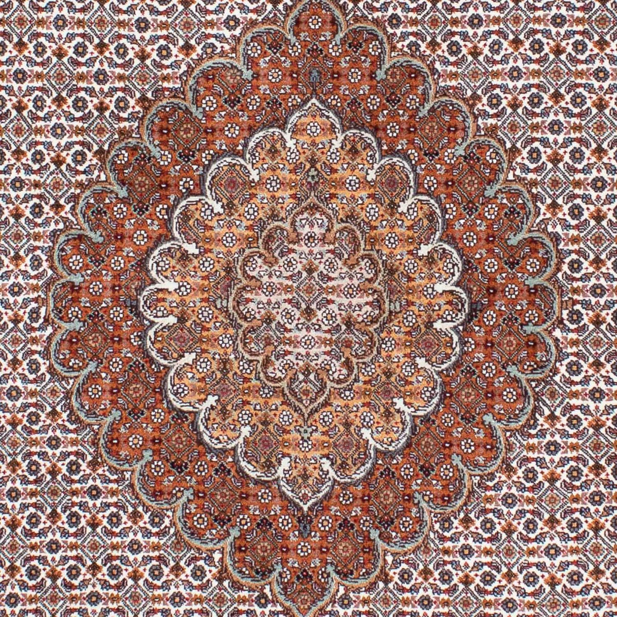 Perzisch tapijt - Tabriz - Royal - 208 x 153 cm - lichtbruin