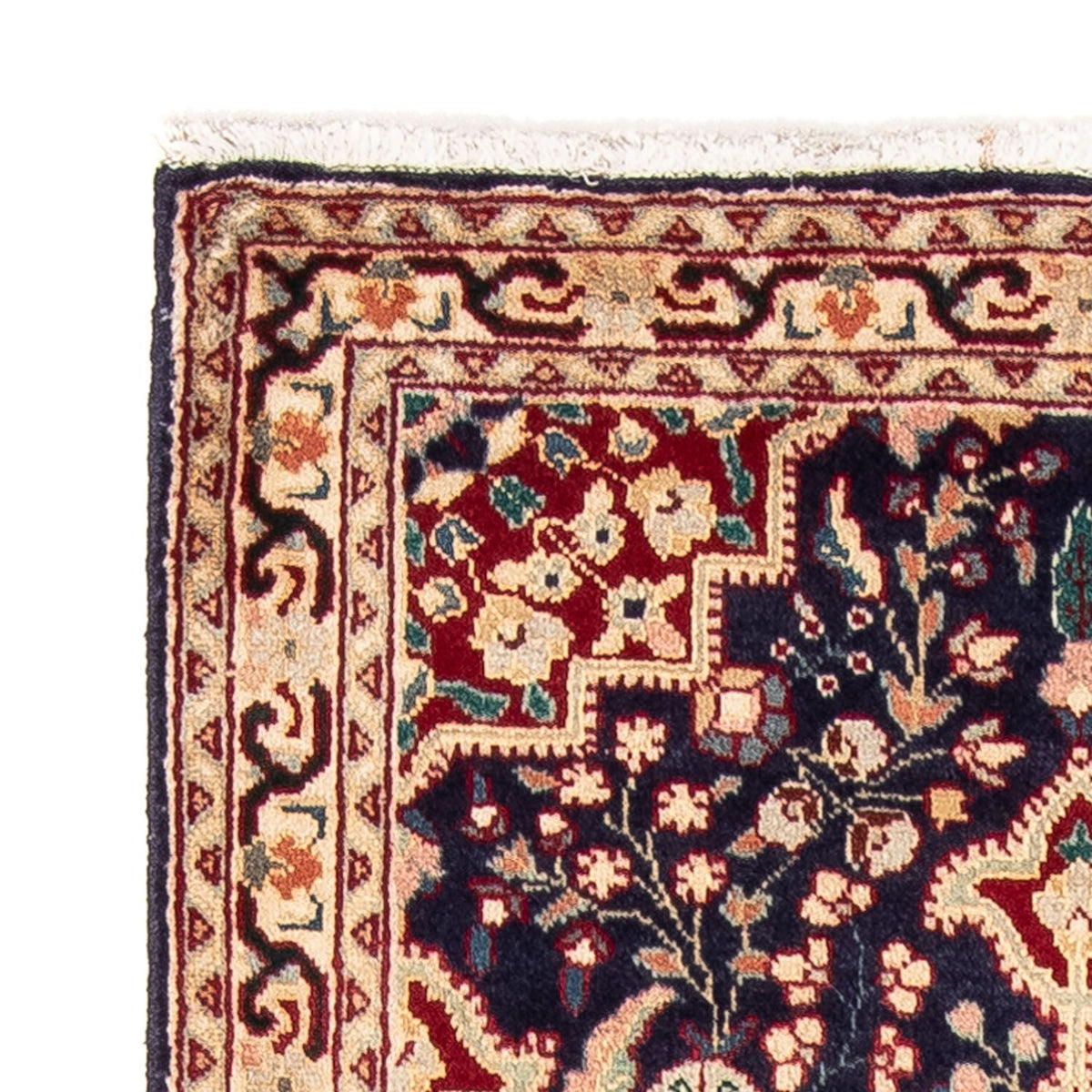 Perzisch tapijt - Tabriz - 134 x 86 cm - donkerblauw