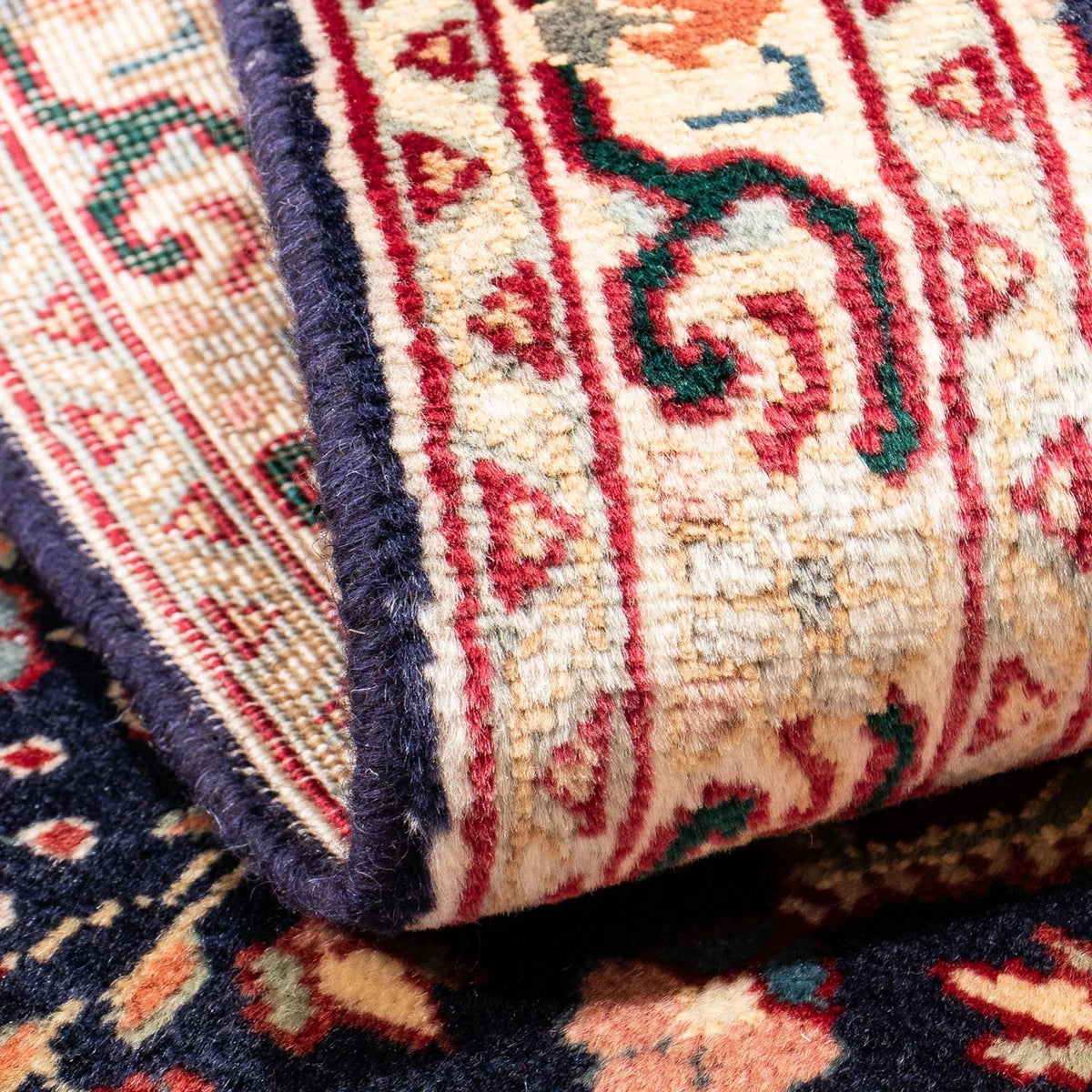 Perzisch tapijt - Tabriz - 134 x 86 cm - donkerblauw