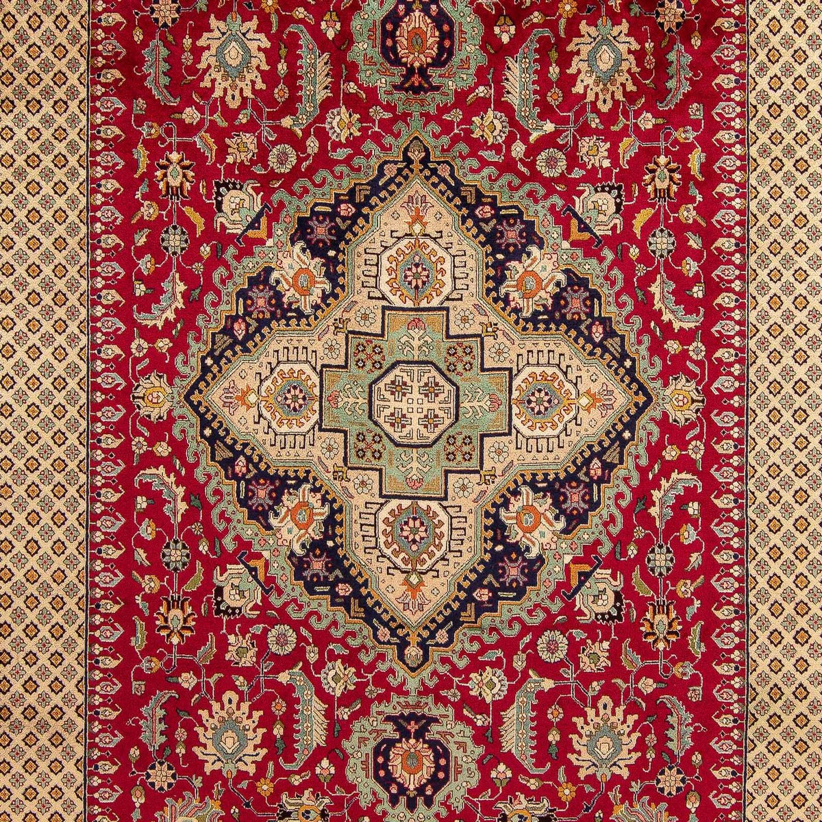 Perzisch tapijt - Tabriz - 400 x 305 cm - rood