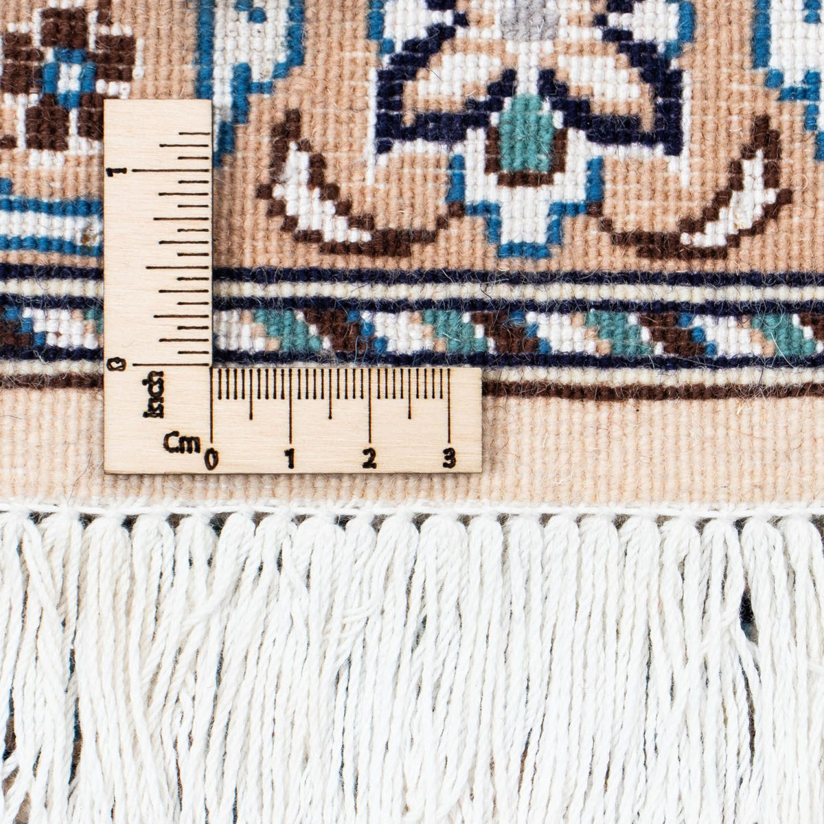 Perzisch tapijt - Nain - Koninklijk - 314 x 194 cm - beige