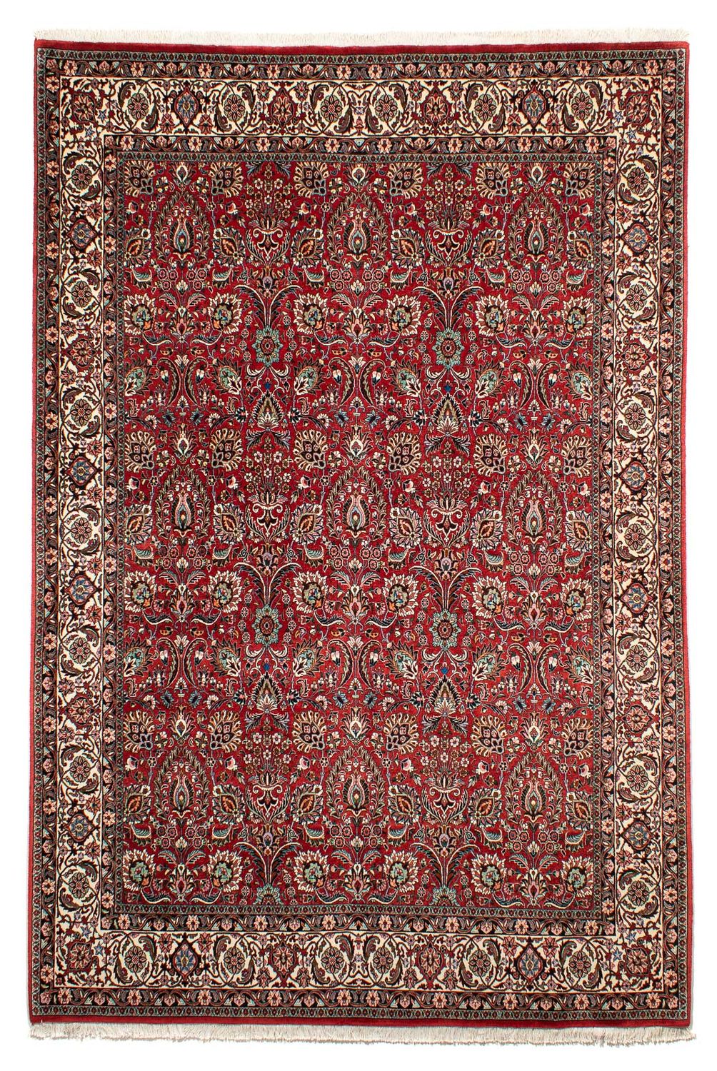 Perzisch tapijt - Bijar - 286 x 202 cm - donkerrood