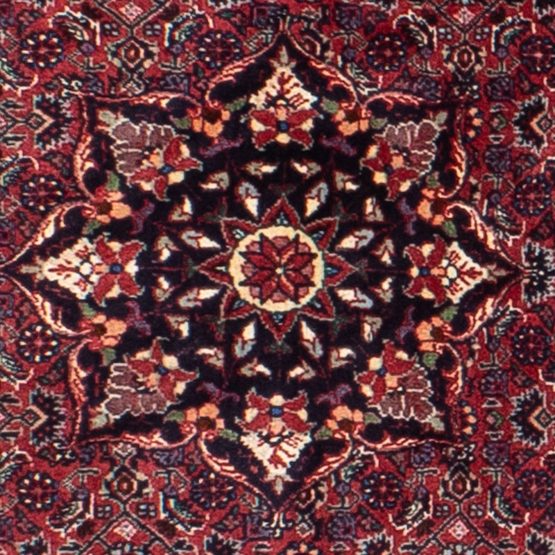 Perzisch tapijt - Bijar rond  - 150 x 150 cm - donkerrood