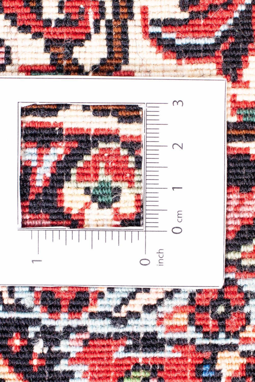 Perzisch tapijt - Bijar rond  - 150 x 150 cm - donkerrood