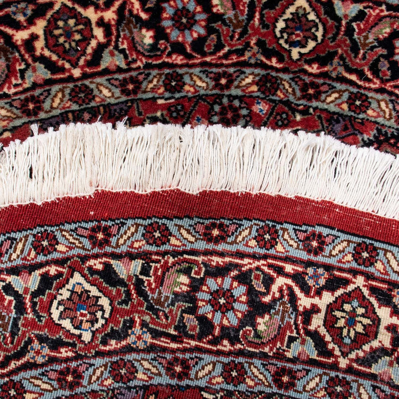 Perzisch tapijt - Bijar rond  - 100 x 100 cm - donkerrood