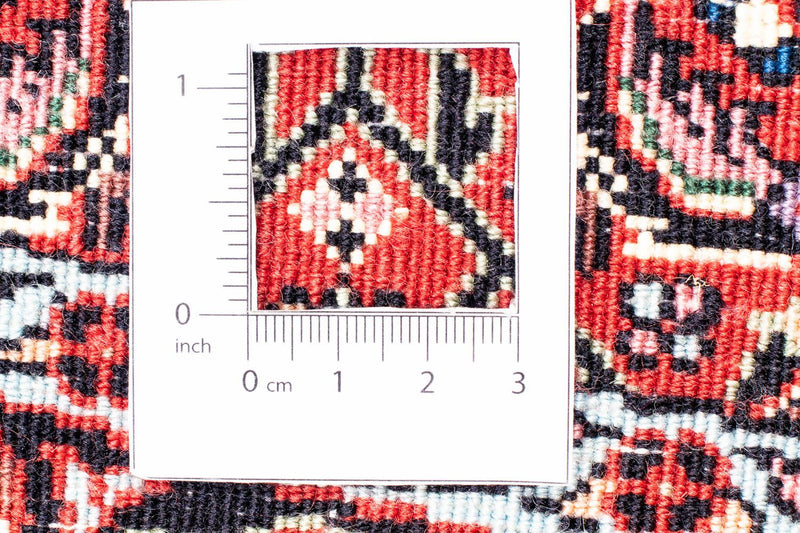 Perzisch tapijt - Bijar rond  - 150 x 150 cm - donkerrood